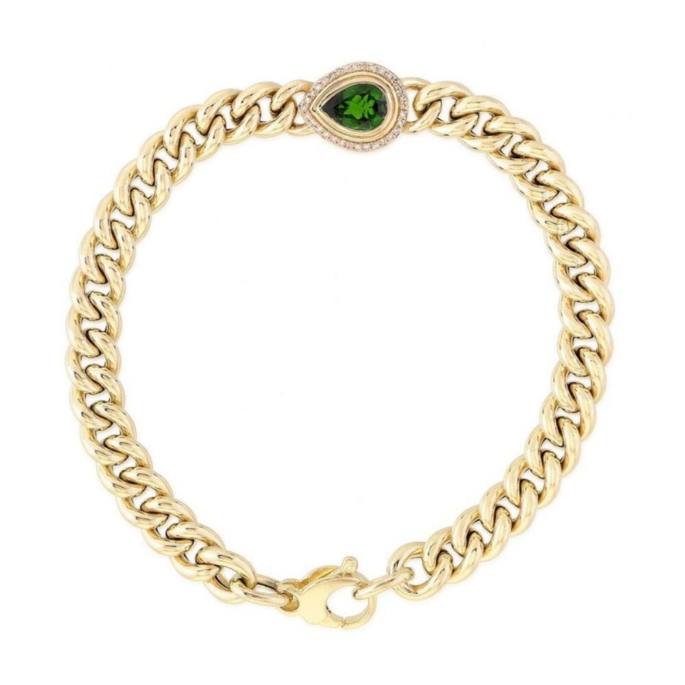 Radiance Charm 14K (or 18k upon request) Yellow Gold Bangle Bracelet